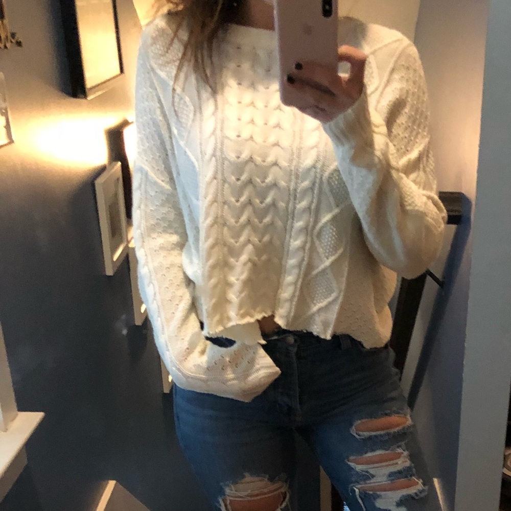 Urban outfitters cream sweater